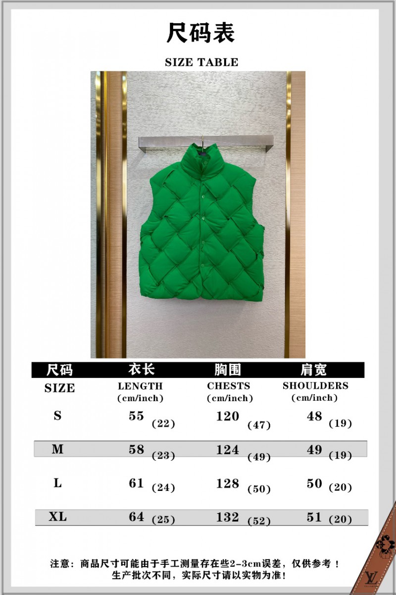 Bottega Veneta Braided Down Vest Green 9