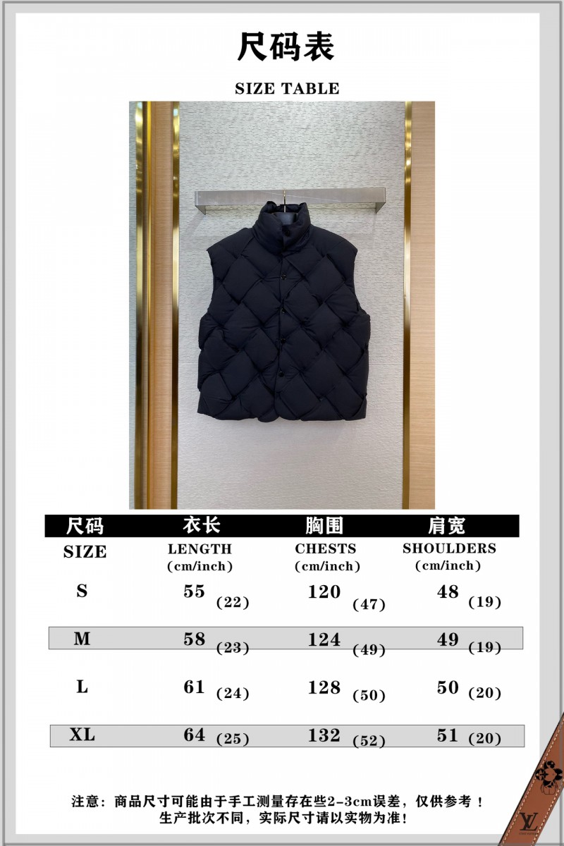 Bottega Veneta Braided Down Vest Black 9