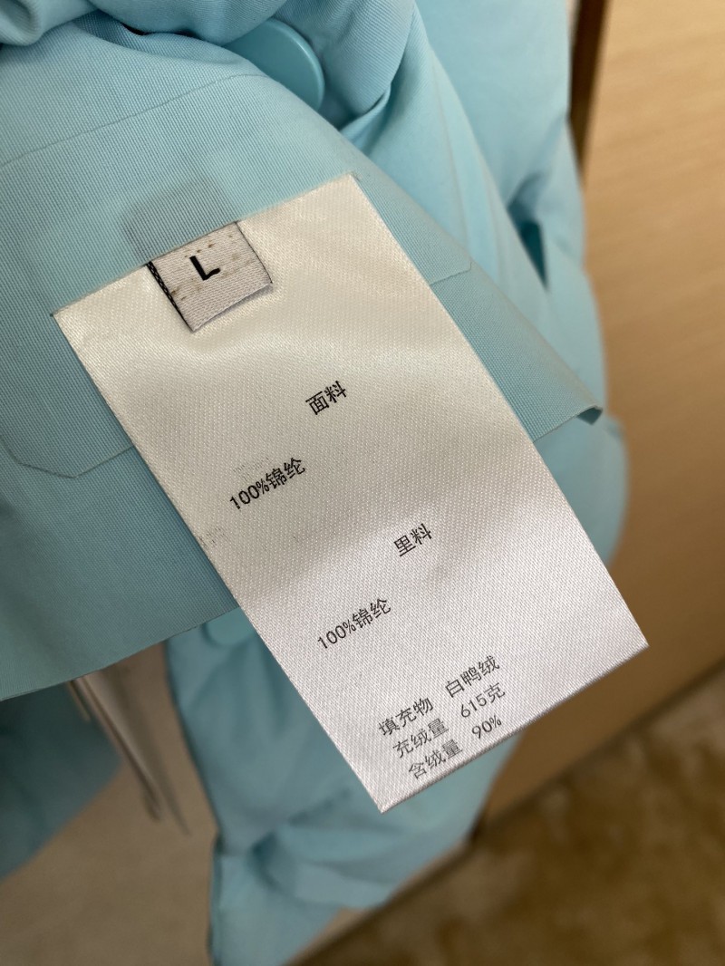 Bottega Veneta Braided Down Vest Light Blue 8