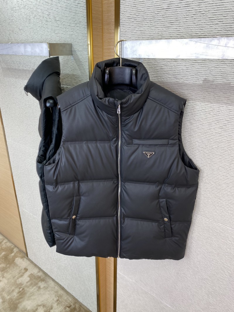 PRADA down waistcoat black 6