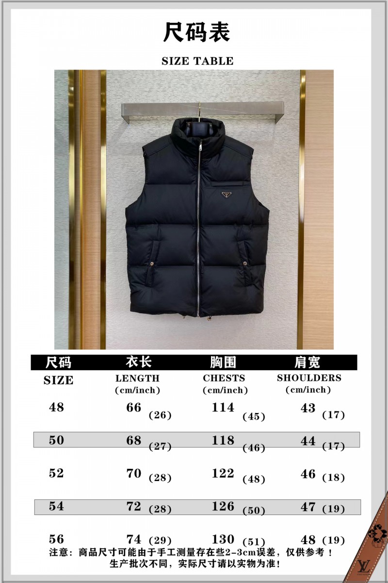 PRADA down waistcoat black 9