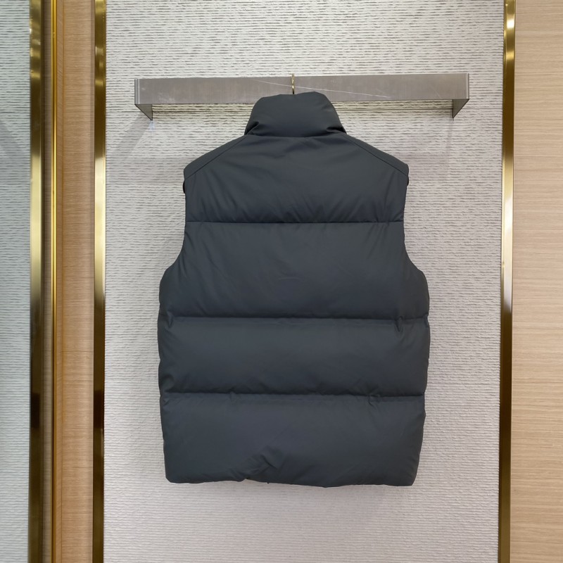 PRADA feather waistcoat grey 1