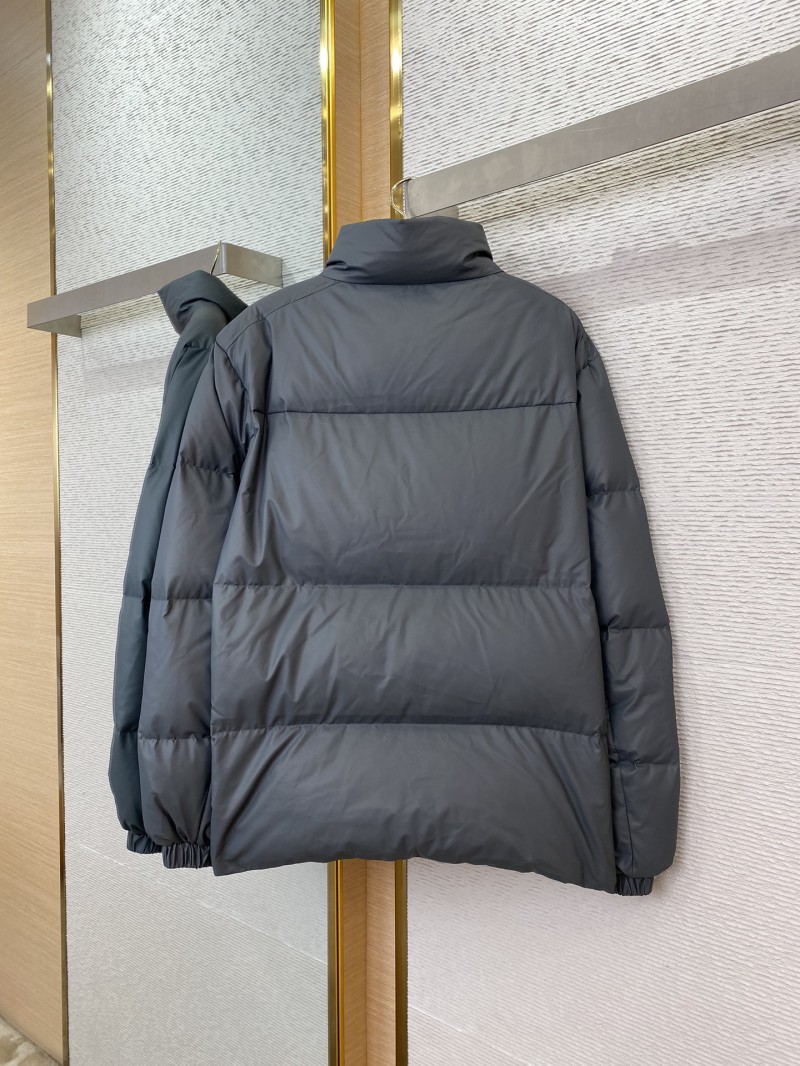 PRADA feather jacket grey 2