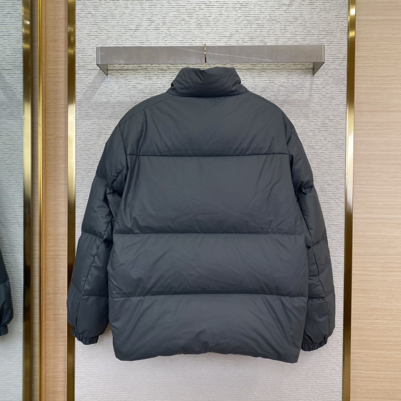 PRADA feather jacket grey 5