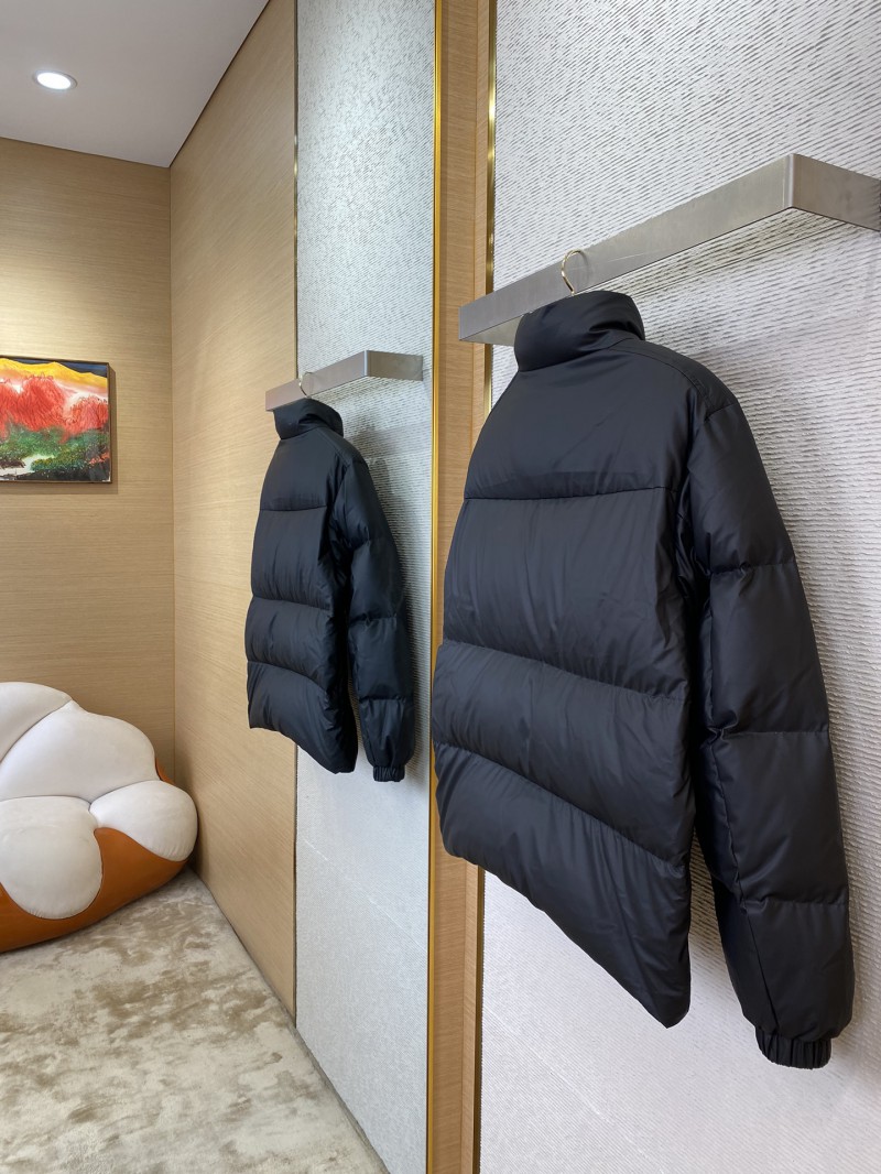 PRADA feather jacket black 3