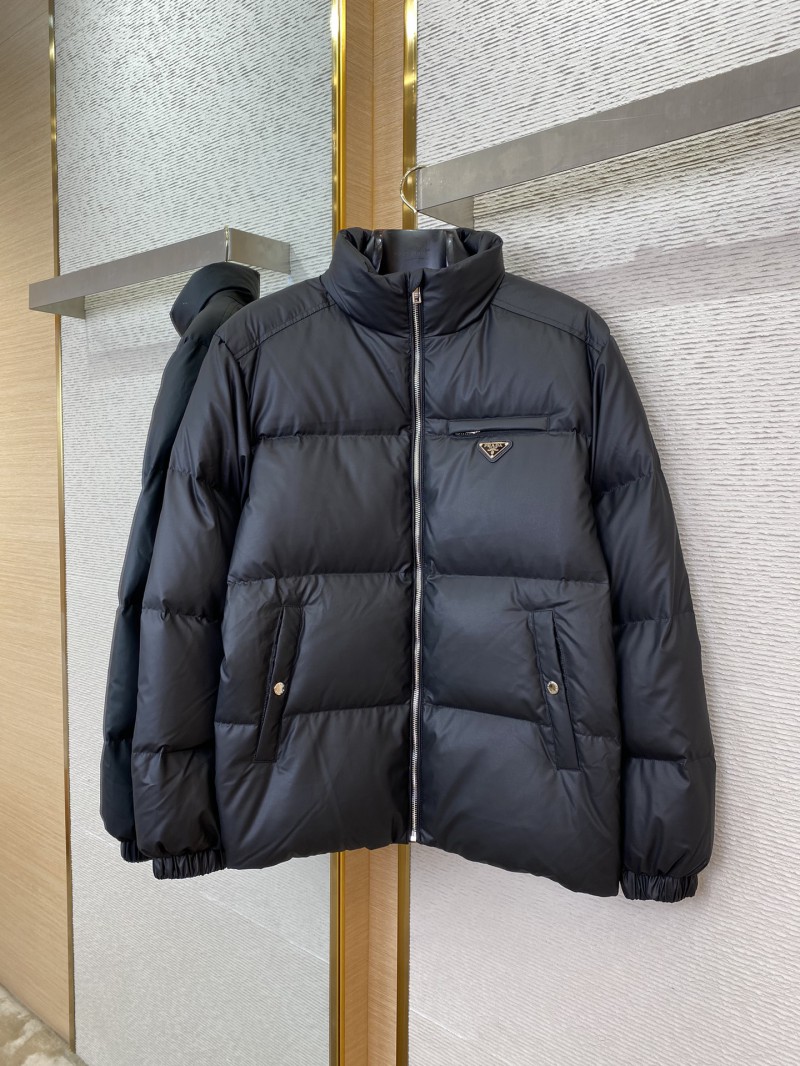 PRADA feather jacket black 4