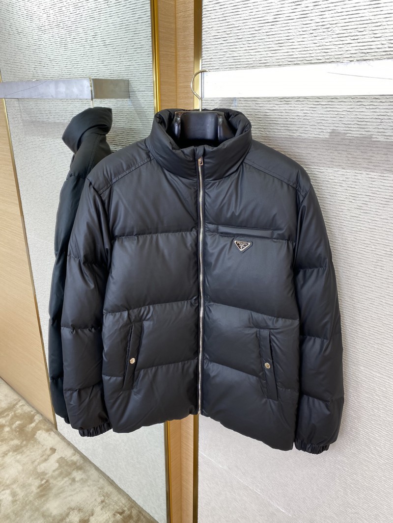 PRADA feather jacket black 6