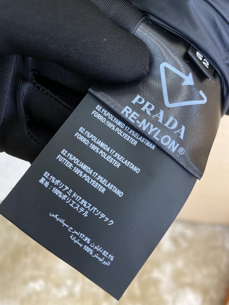 PRADA feather jacket black 8