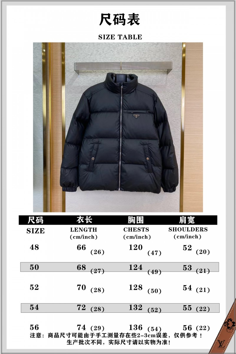 PRADA feather jacket black 9