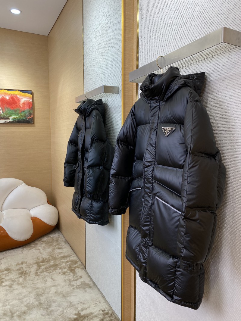 PRADA long down jacket 2