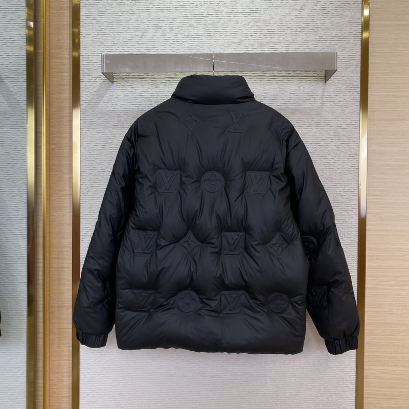 LV Logo Steel Print Down Jacket 1