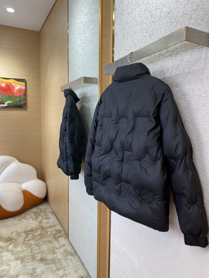 LV Logo Steel Print Down Jacket 3