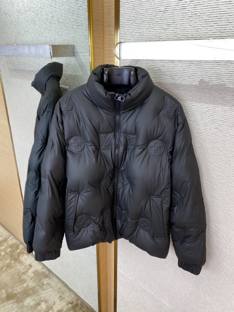 LV Logo Steel Print Down Jacket 6