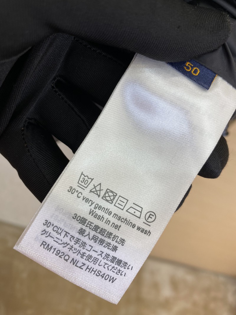 LV Logo Steel Print Down Jacket 8