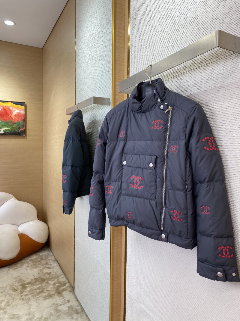 CHANEL cut-out down jacket 2