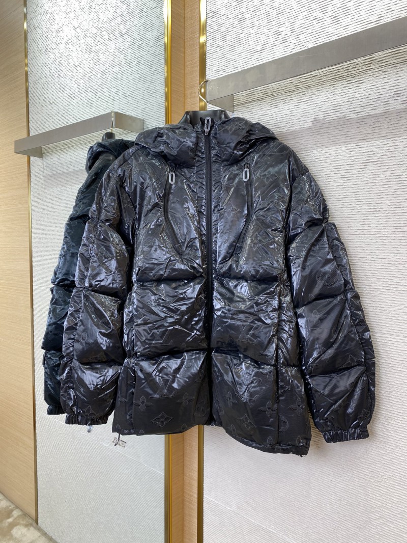 LV dark jacquard down jacket 3