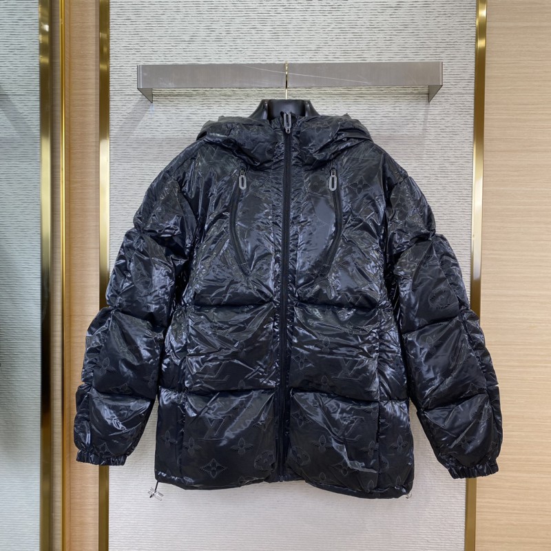 LV dark jacquard down jacket 4