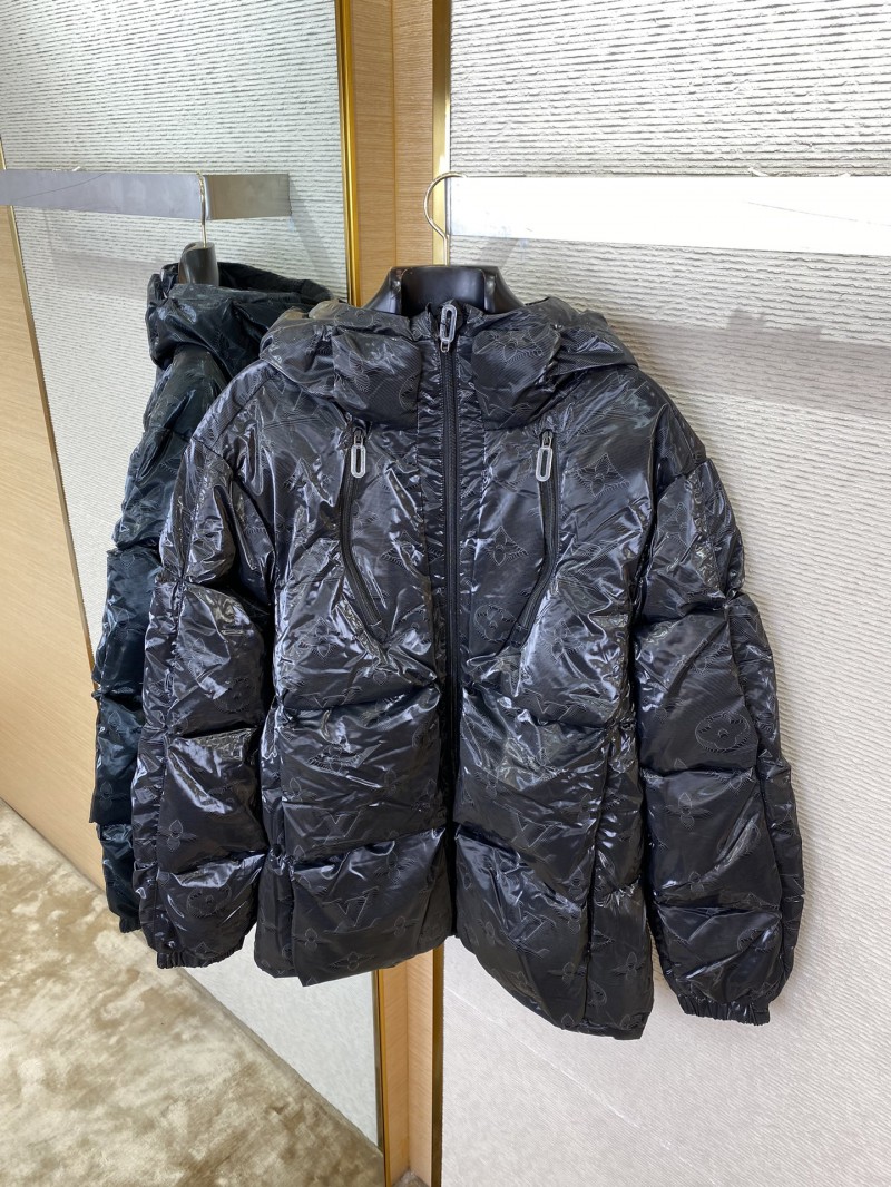 LV dark jacquard down jacket 6