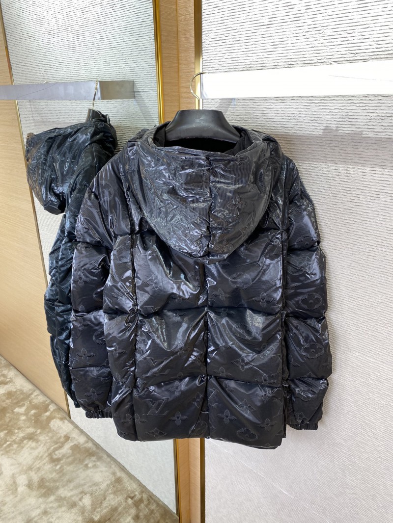 LV dark jacquard down jacket 7