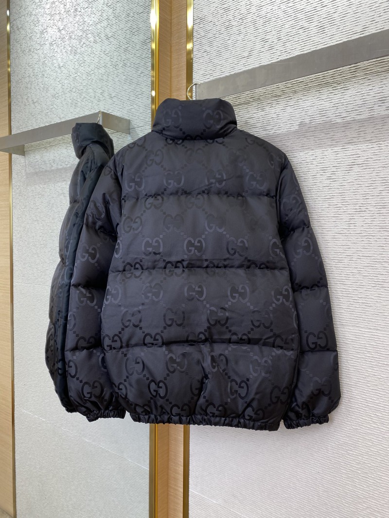 GUCCI Jacquard Down Jacket Black 5