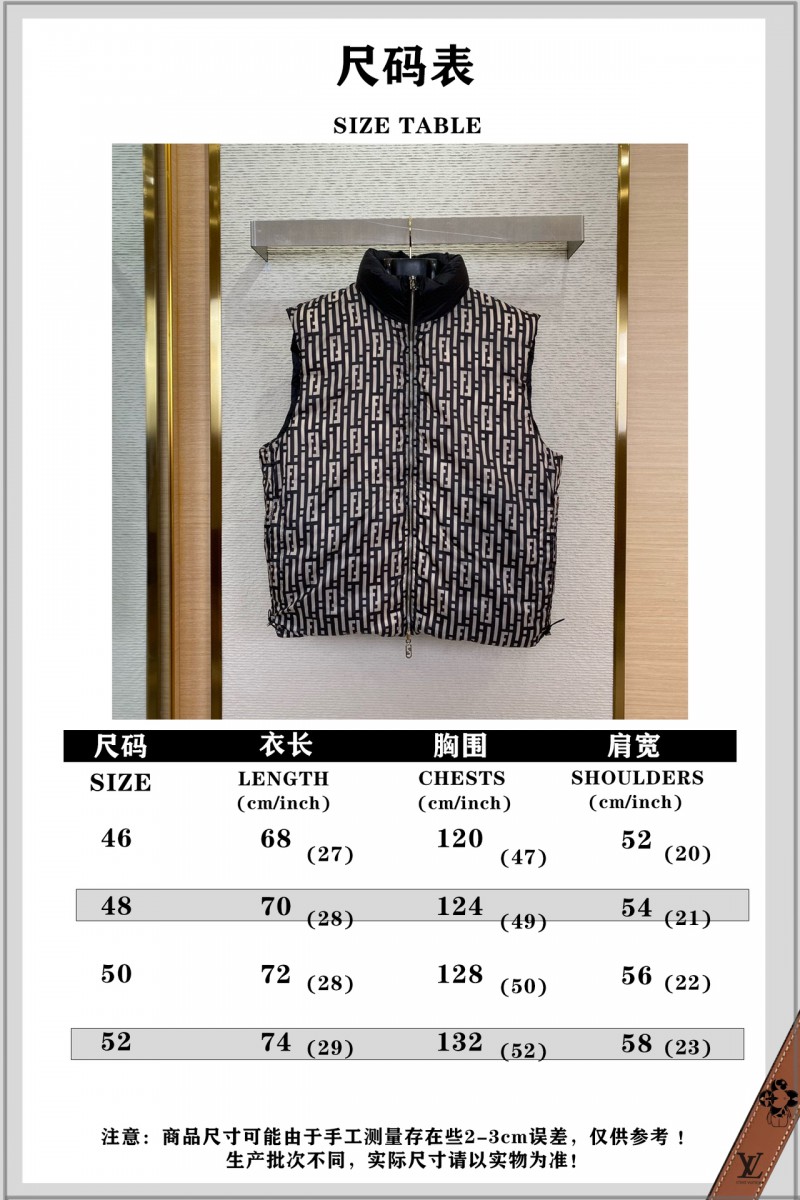 Fendi Reversible Down Vest 9