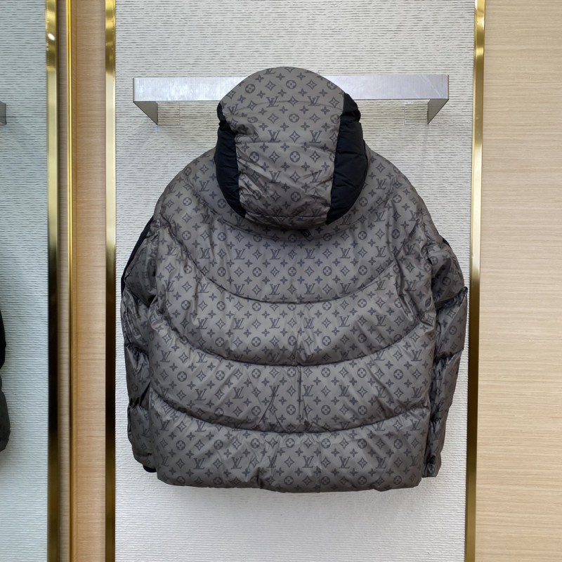 LV warm colour-changing jacquard down jacket 1