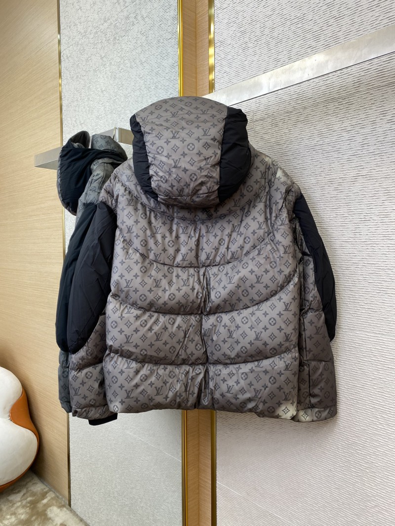 LV warm colour-changing jacquard down jacket 5