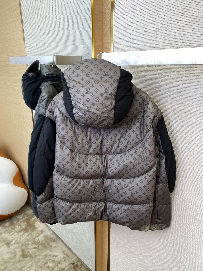 LV warm colour-changing jacquard down jacket 7