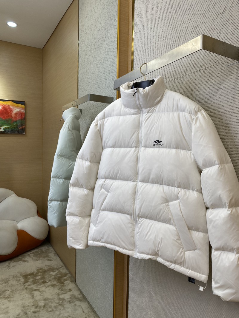 Balenciaga 3M Logo Down Jacket White 2