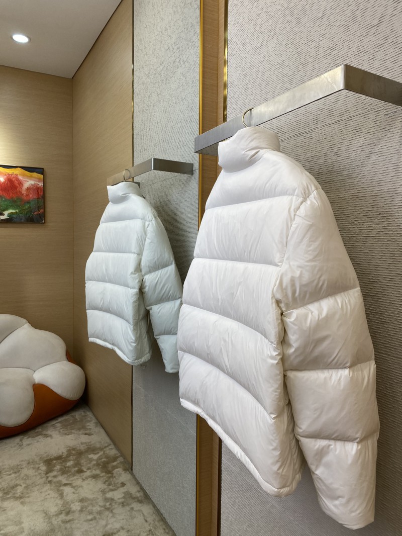 Balenciaga 3M Logo Down Jacket White 3