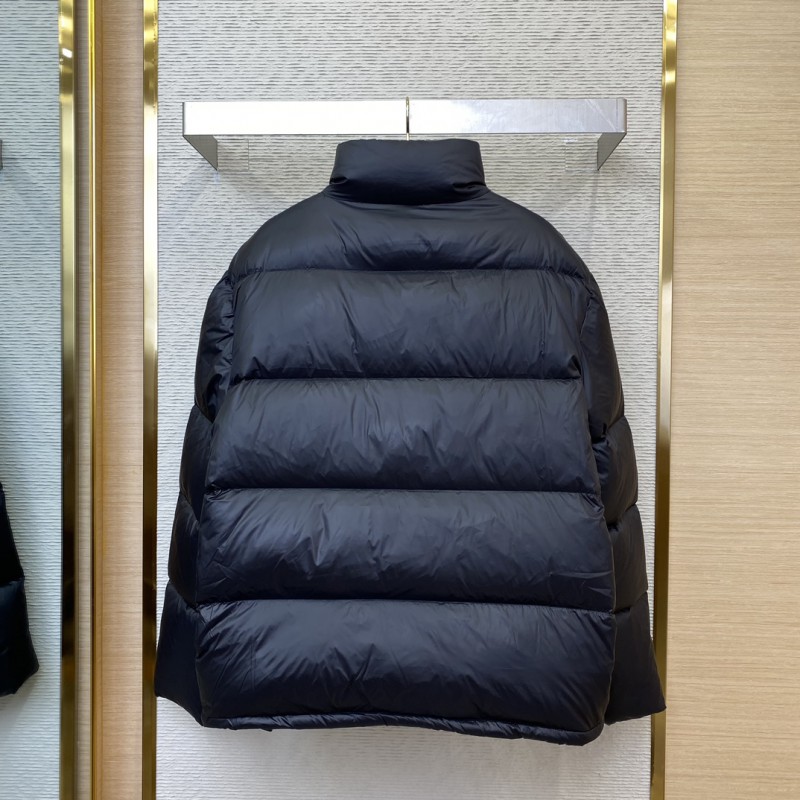 Balenciaga 3M Logo Down Jacket Black 1