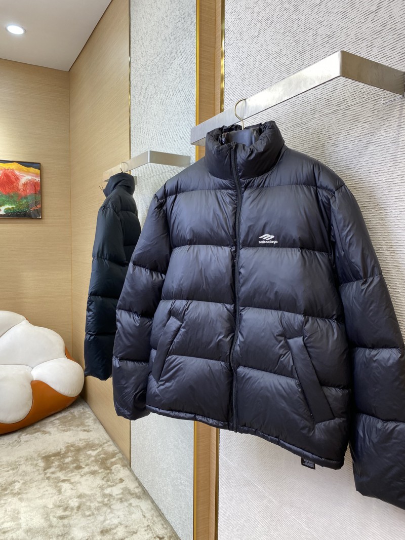 Balenciaga 3M Logo Down Jacket Black 2