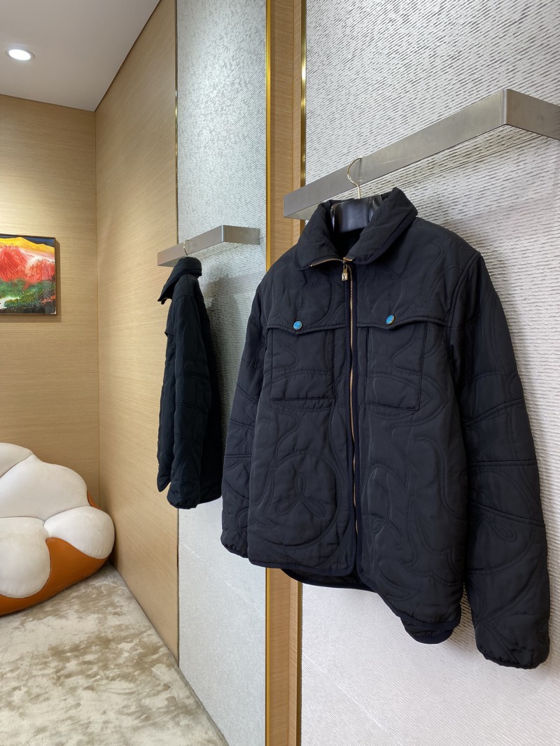 LV Turquoise Cotton Jacket 2