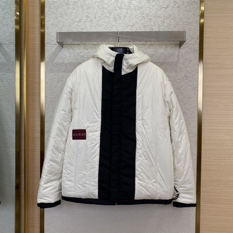 Gucci Reversible Logo Cotton Coat Jacket 2