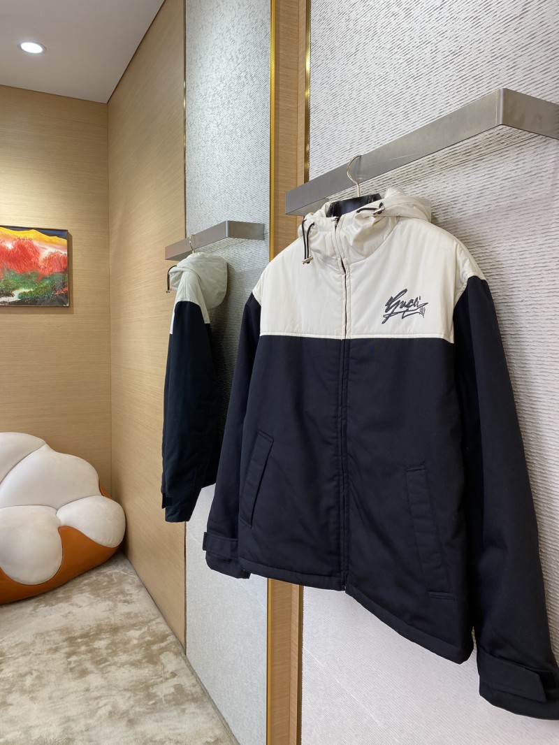Gucci Reversible Logo Cotton Coat Jacket 4