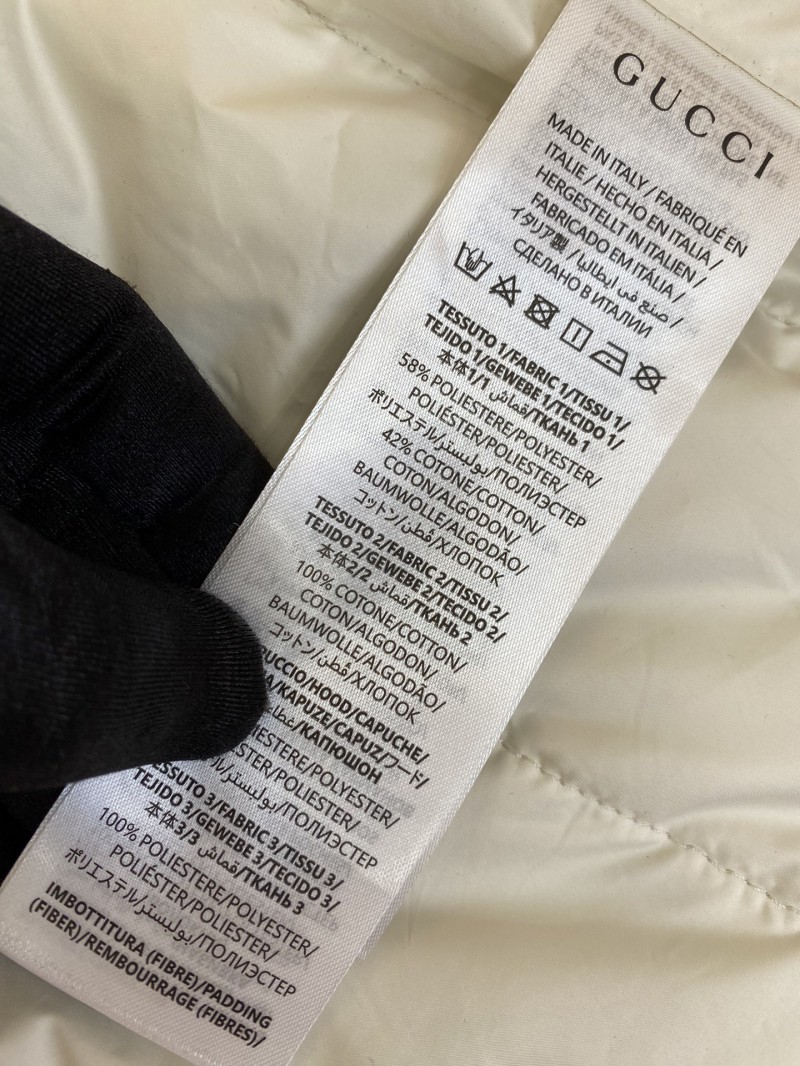 Gucci Reversible Logo Cotton Coat Jacket 8