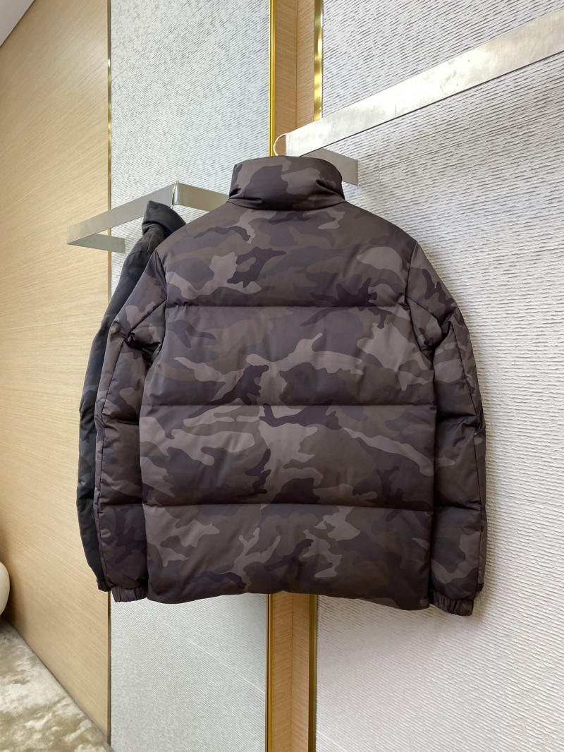 Prada Camouflage Triangle Logo Down Jacket 5
