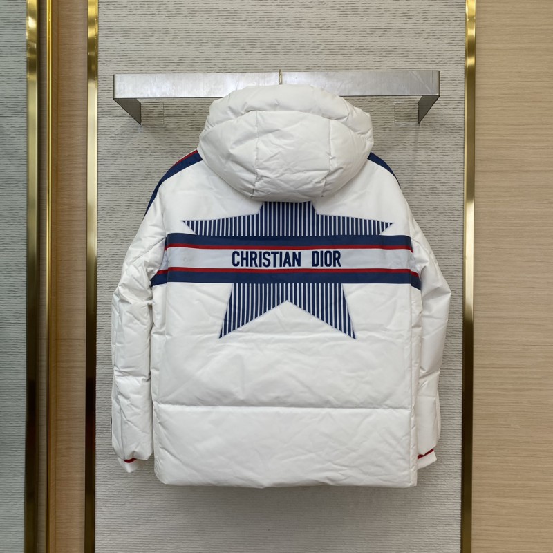 Dior Clashing Stripes Pentagram Down Jacket 1