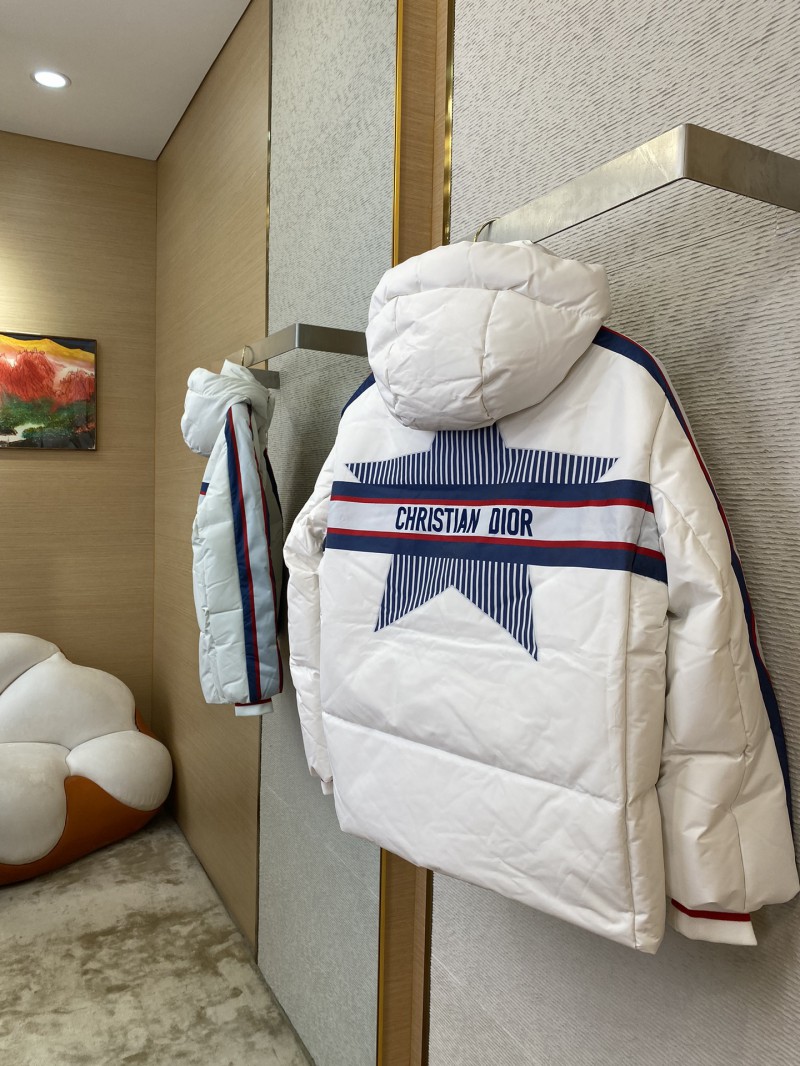 Dior Clashing Stripes Pentagram Down Jacket 3