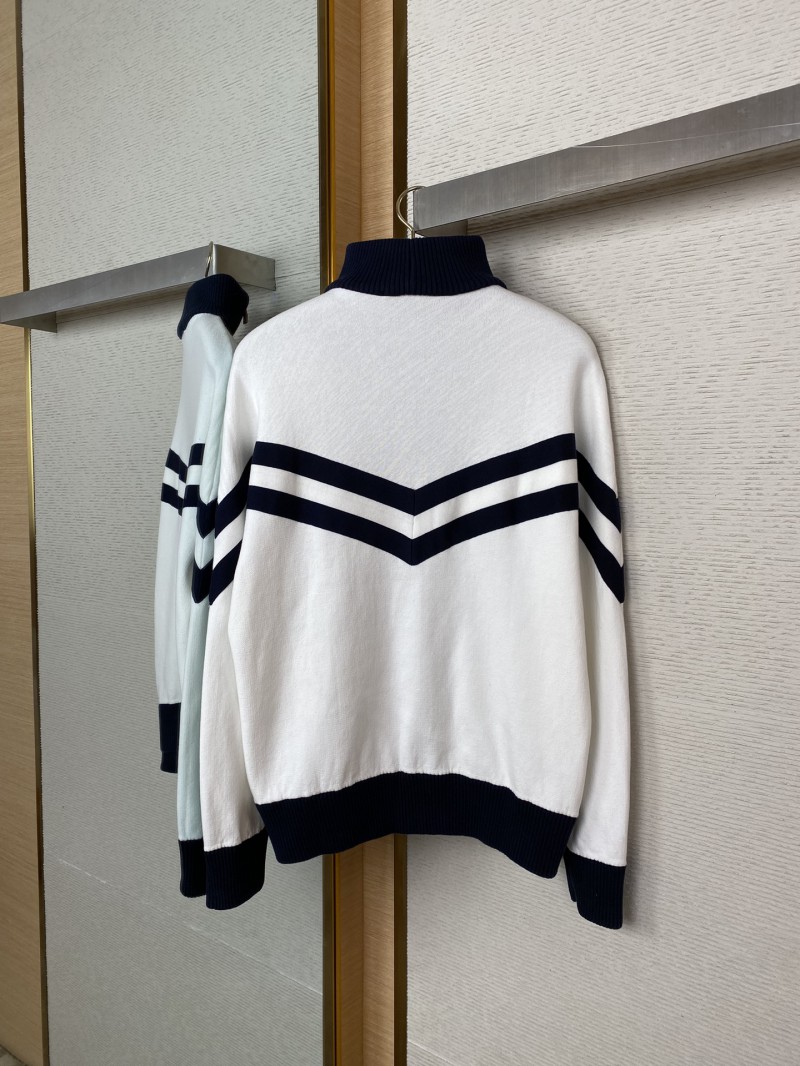 LV Embroidered Zip Woolen Jacket 5