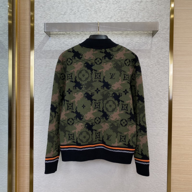 LV Camouflage Woolen Jacket Coat 1