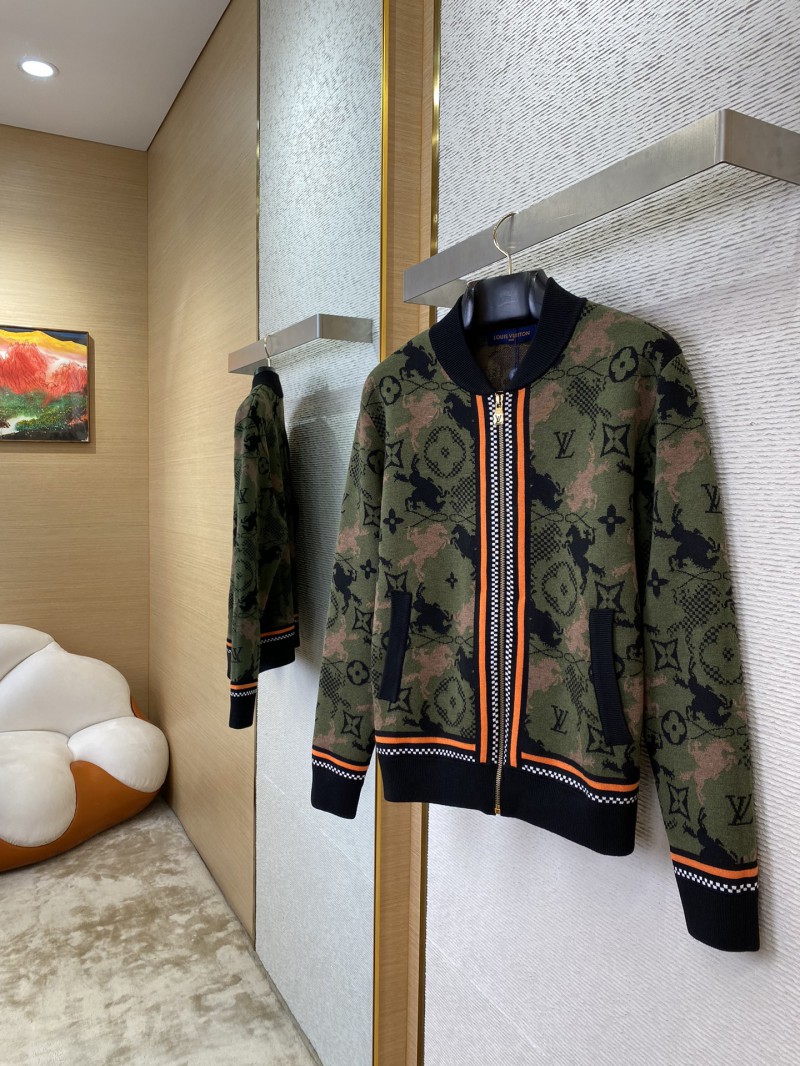 LV Camouflage Woolen Jacket Coat 2