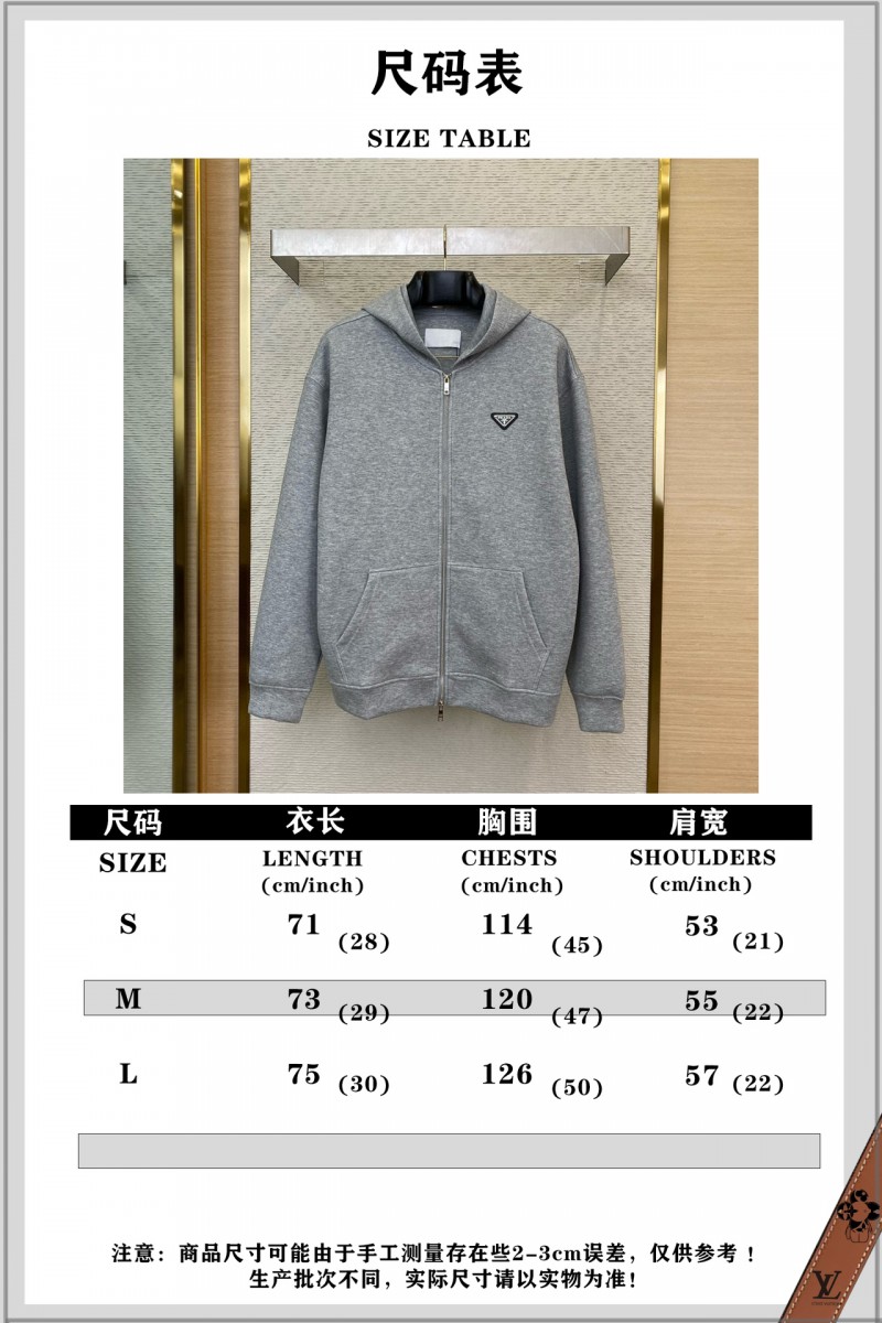Prada Space Cotton Triangle Label Hooded Jacket 9