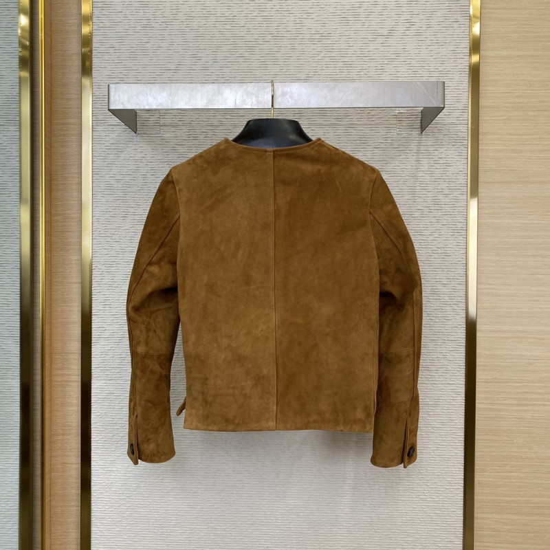 Miu Miu Suede Jacket Coat 1