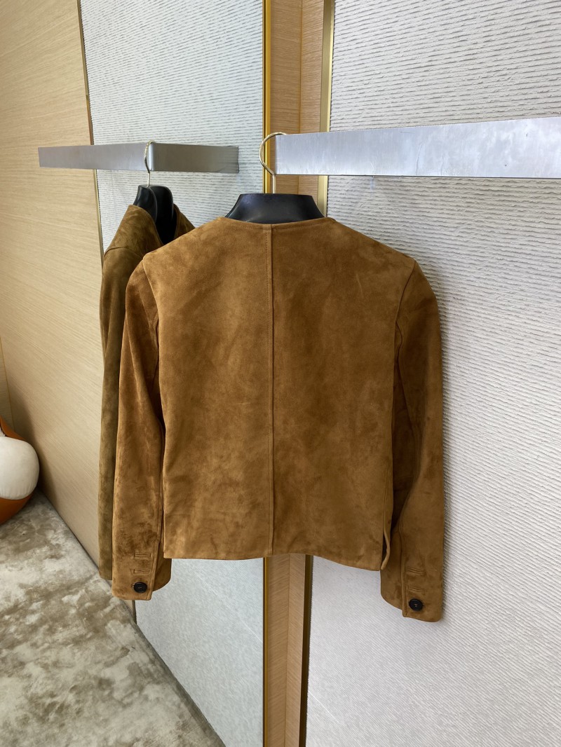 Miu Miu Suede Jacket Coat 7