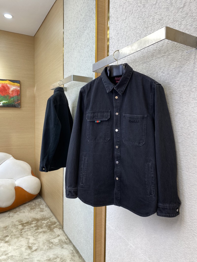 Gucci denim jacket with lapel 2