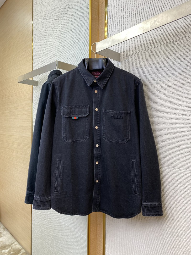 Gucci denim jacket with lapel 4