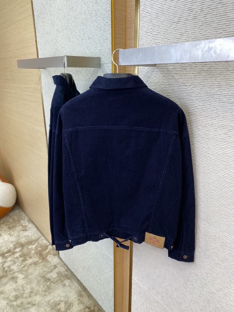 Prada Corduroy Triangle Label Jacket 7