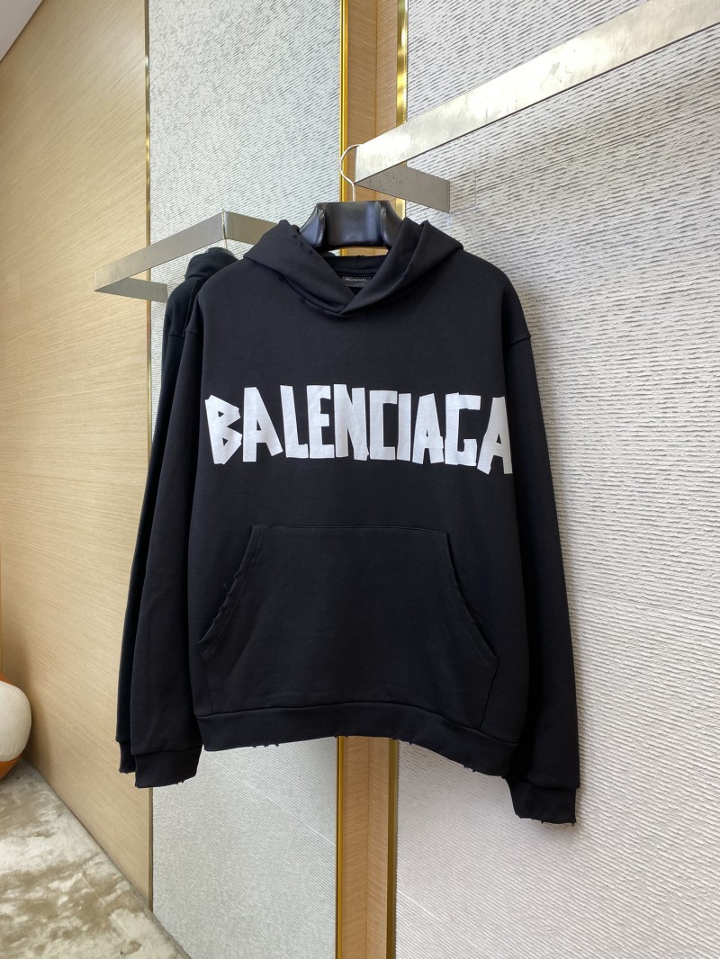 Balenciaga Tape Print Hooded Sweatshirt 4