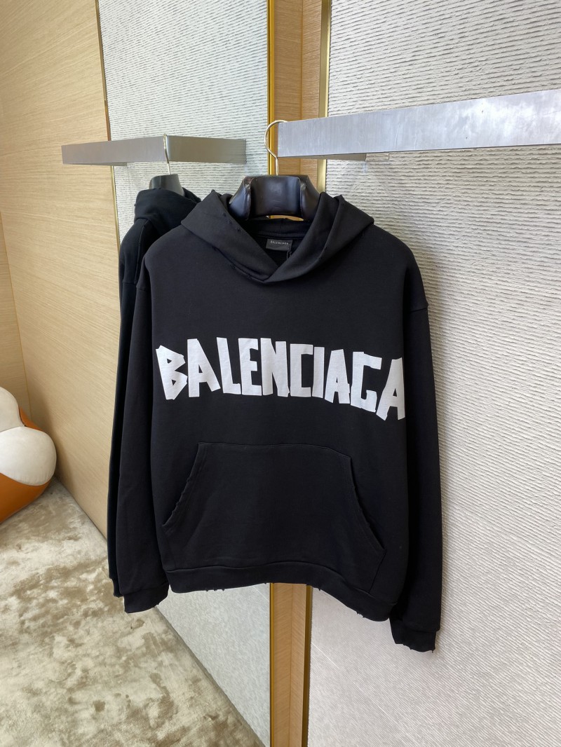 Balenciaga Tape Print Hooded Sweatshirt 6